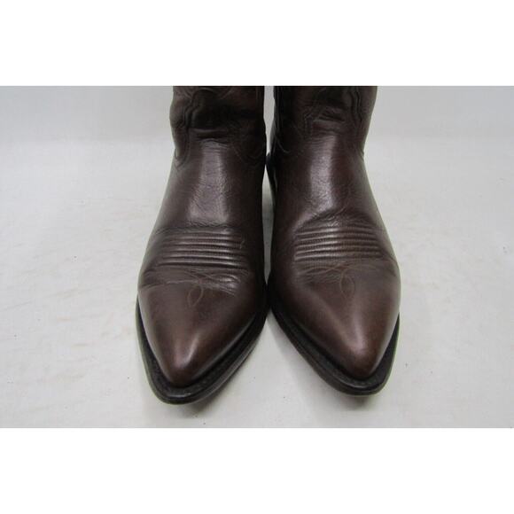 NOCONA Mens Size 8 D Brown Leather Cowboy Western Boots display picture 1